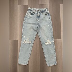 Distressed Light Blue Women's Jeans